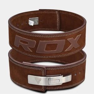 RDX SPORTS PRO LIVER BUCKLE LEATHER WEIGHTLIFTING BELT